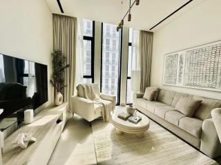 Cream Toned 1BR Suite with Parking Pool & Gym - 9