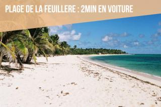 Le Tropical Nest - Idéal Couple & Famille - Jardin Privé - MER - Parking Privé - Quartier Calme - Clim - Wifi HD - 5min Plages - Linge de maison fourni gratuit - Capesterre-de-Marie-Galante - 7