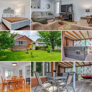 Le Natural Lodge - Idéal Famille & Groupe x8 - Weekend & Vacances Détente - Jacuzzi Vue Campagne Dégagée - Quartier Calme - Jardin - Terrasse - Barbecue - 10min des lacs - Parking privé & Borne Voiture Électrique - Check In Flexib - Linge de maison fourni - 8