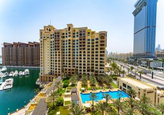 2BR Modern -Marina Residence 5-Palm View - 0