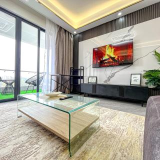 celestial three bedroom apartment with swimming pool fully equipped gym ample parking space children playing ground and a relaxing rooftop with amazing scenic views - 0