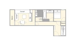 Appartement Gourette pied piste chambre séparée - 7