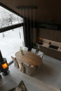 Black Villa, Aurora View Bath & Sauna, Private Design Villa in Lapland - 8