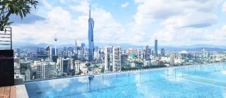 Riveria City with sky pool and fitness room KL Sentral - 9