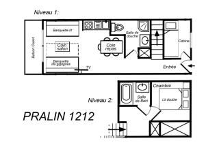Résidence Pralin - AGREABLE DUPLEX OUEST, QUARTIER DU CHATELET, IDEAL FAMILLE MAE-7446 - 2
