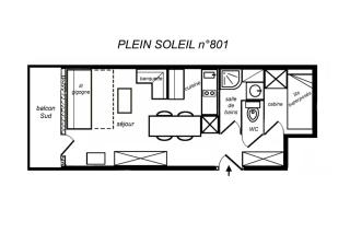 Résidence Plein Soleil - COSY STUDIO CABINE PLEIN SUD MAE-7565 - 4