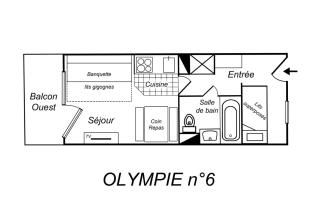 Résidence Olympie I - STUDIO BIEN EXPOSE, COMMERCES ET JARDIN D'ENFANTS PROCHES MAE-7699 - Méribel - 3