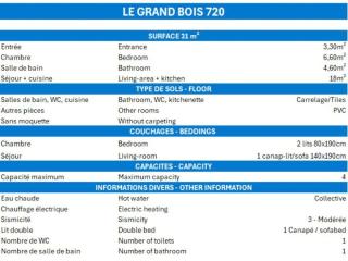 Résidence Grand Bois A - CONFORTABLE 2 PIECES, SKIS AUX PIEDS ET PROCHE DES COMMERCES MAE-2074 - 2