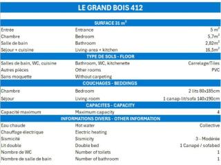 Résidence Grand Bois A - CONFORTABLE 2 PIECES, SKIS AUX PIEDS ET PROCHE DES COMMERCES MAE-2144 - 1