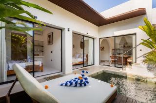 Petite 2bd Villa with Rooftop 4mins to Cemagi Beach - 0