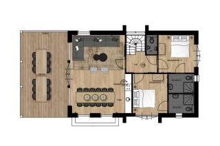 Boerderij Villa met Binnenzwembad & Wellness - 12 personen - 6