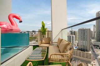 Private Pool! Exceptional 2 Bedroom! Brand New Building with Pool and Gym! - 9