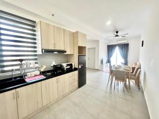 1-8pax Sunsuria 3room SCCC setia alam Cozy home TV - Shah Alam - 5