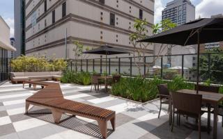 Studio com coworking, piscina e vista da cidade - São Paulo - 5