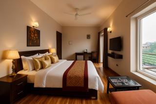 Pearl Grand Boutique Cottage in Omaxe Anandam Vrindavan - #premium AC rooms with balcony #big parking #lift #garden #peaceful area #near prem mandir #property of the year #most awarded - 1