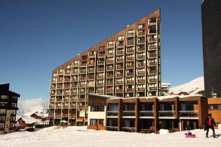 Résidence Caron - Studio lumineux · Départ et retour skis aux pieds · Balcon MAE-2734 - Les Menuires - 5