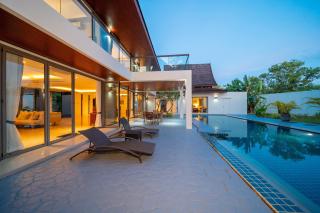 Bang Tao 6-bedroom large private pool modern Balinese style leisure holiday villa BBQ family group the park - 1