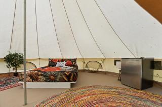 Glamping Yurt #2 in Red River Gorge with Wooded Views & Bath House - 3