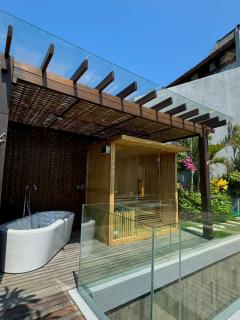 Salo villas panoramic view sauna and cold jacuzzi - 1