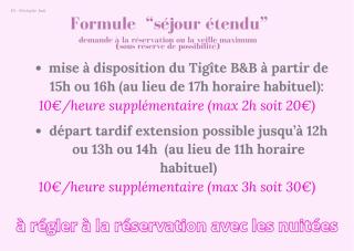 Le Tigîte B&B - Suite d'hôtes avec entrée privée, petit-déj autonome et linge fourni, lit Queen size et canapé BZ - 1