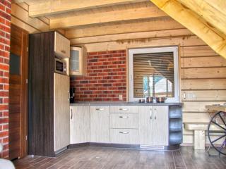 A wooden, eco-friendly house by the Goszcza lake Living room, 2 bedrooms - 3