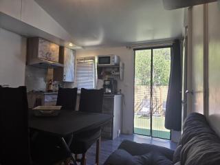 Charmant Mobil home avec piscine privative - 8