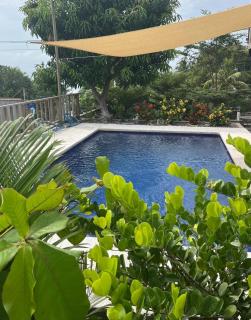 AC Rooms-Piscina-Playa El Tunco - 9