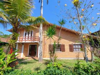 Casa Rústica Alemã - 50m da praia - Ubatuba - 0