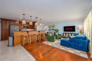 Resort Style Backyard Pool Movie Game Room - 1