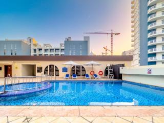 Dubai 1BR Balcony Views Near Miracle Garden - 0