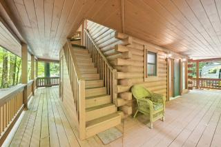 Cozy Creekside Cabin with Wraparound Porch home - 4