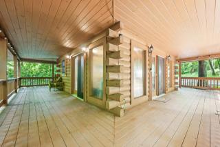 Cozy Creekside Cabin with Wraparound Porch home - 8