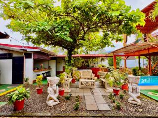 Villas Ela en Bahía Ballena,Uvita Hermosas habitaciones privadas grandes, piscina, cocina, jacuzzi, aire acondicionado, tv y baño privado - 8