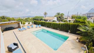 Calpe chalet privado 7 min de la playa piscina wifi parking aire barbacoa grupos - 0