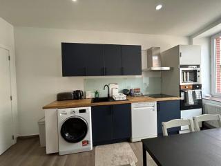 Chambre de luxe Afrik a Liège Grande Sale de bain privée check in autonome cuisine partagée - 5