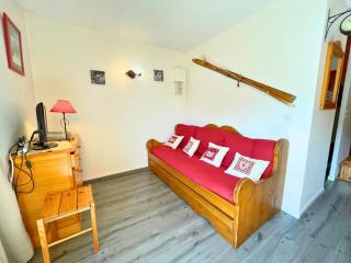 Studio cabine au pied des pistes, 4 pers, balcon, Le Menuires - FR-1-452-138 - 1