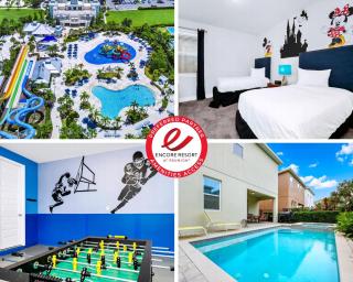 Charming Home With Private Pool, Theme Rooms And Foosball Table Near Disney With Waterpark & Resort Access At Encore - 370La - 0