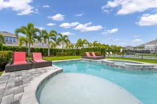 Grand Home Near Disney With Private Pool, Air Hockey Table And Waterpark & Resort Access At Encore Resorts Reunion - 401Sf - Kissimmee - 7