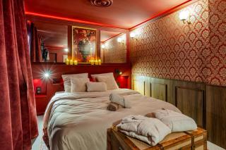 Love room avec Spa privatif "la Courtisane" - Salon d'hiver sous dôme chauffé - love-room-alsace-67 - 3