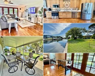 Modern Coastal Retreat with Waterfront Canal Views - 0