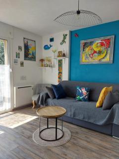 Appartement 2pers, superbe vue montagne, exposé sud, Résidence très calme, parking, 5mns à pied du centre - 1
