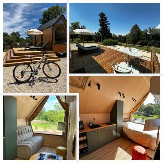 Tiny House Mon Cabanon grand jardin terrasse climatisation - 0