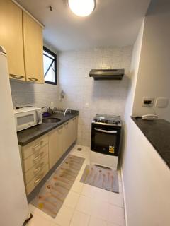 Flat Copa Piscina, sauna, academia, garagem - - 6