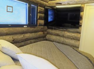 Upea kelohirsihuvila rannalla, myös poreamme! - 1