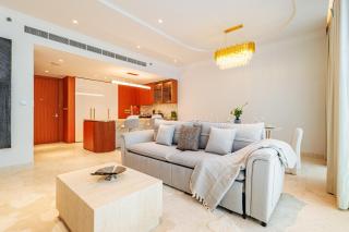 Luxury Palm Escape & Elegant 2BR with Balconies - 7