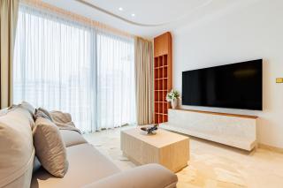 Luxury Palm Escape & Elegant 2BR with Balconies - 1