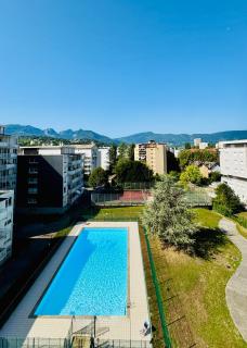 Sweet Home - Cocon élégant climatisé, piscine été, balcon & parking privé - 5