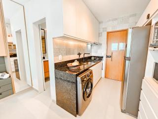 Flat Porto de Galinhas Muro Alto 300m praia, familias, lavadora de roupas, enxoval, wi fi 300mbps, cozinha completa, piscinas, varanda, recepcao 24hrs, estacionamento, parquinho, campo - 3