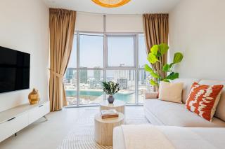 Charming Apartment - Brand New - 5 min to ADGM, Cleveland, Galleria - 3 min walk to the Beach - Heart of Al Reem - 2BDR - 6 pax - 9