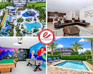 Enchanting Home Near Disney With Game And Themed Rooms With Waterpark & Resort Access At Encore Resorts Reunion - 7403Mr - 0